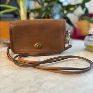 Brown Leather Crossbody Bag